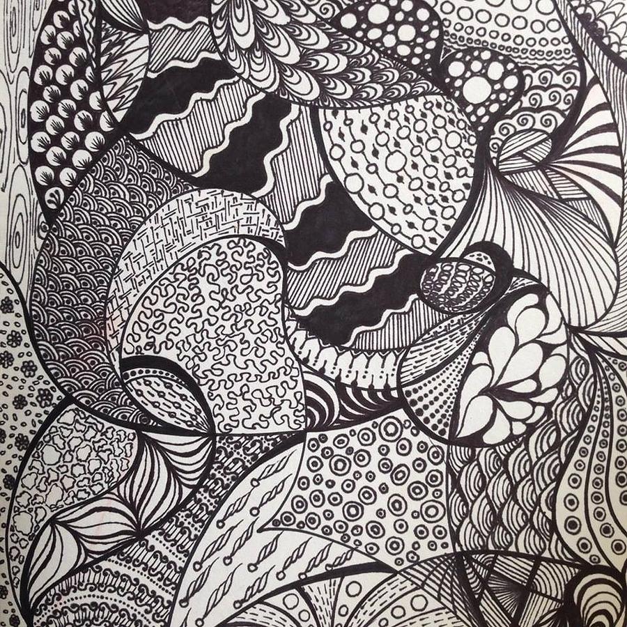 Zentangle Drawing by Neelam Khairha - Fine Art America