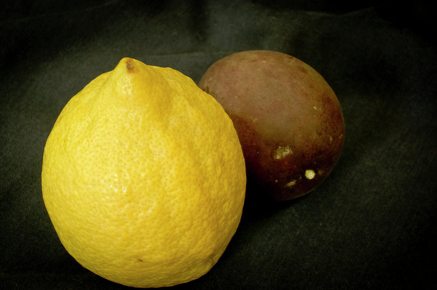 Zesty Group Is Lemon And Passion Fruit. Photograph