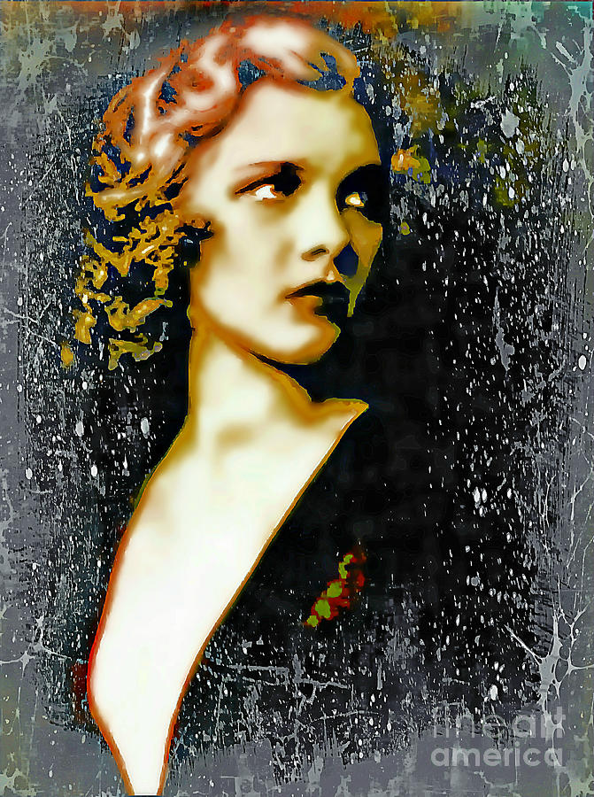 Ziegfeld Follies Girl - Drucilla Strain Painting