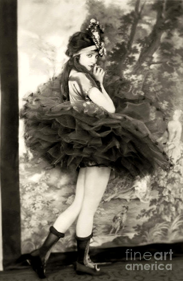 Ziegfeld Model in Ballet dress Photograph by Vintage Collectables