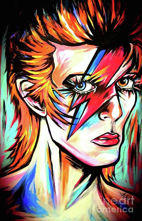 Ziggy Stardust Painting By Amy Belonio