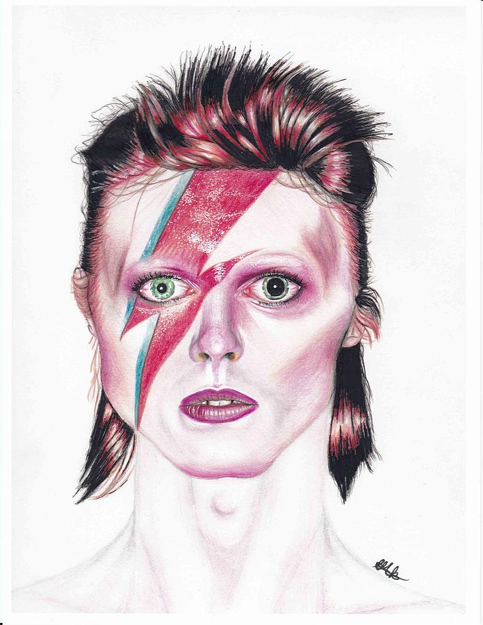 Ziggy Stardust Drawing By Gabrielle Rogers Fine Art America 6380