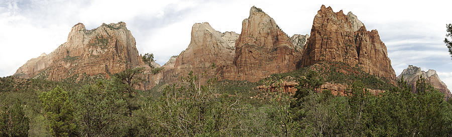 Zion - Court of the Patriarchs Photograph by Harold Piskiel