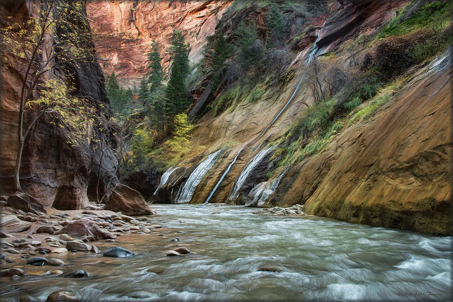 Zion Canyon Photograph by Erika Fawcett