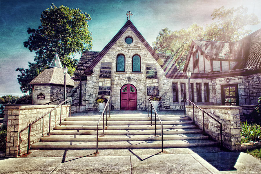 Architecture Photograph - Zion Episcopal Church #3-  Oconomowoc, WI by Jennifer Rondinelli Reilly - Fine Art Photography