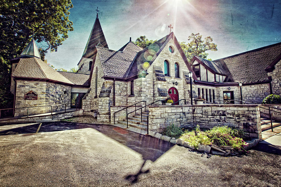 Architecture Photograph - Zion Episcopal Church #5-  Oconomowoc, WI by Jennifer Rondinelli Reilly - Fine Art Photography