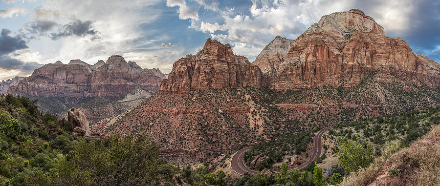 Zion National Park Switchback Road Photograph by John McGraw