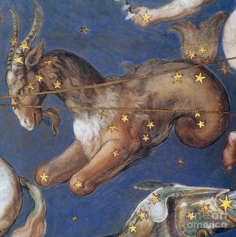 Zodiac: Capricornus, 1575 Photograph by Granger