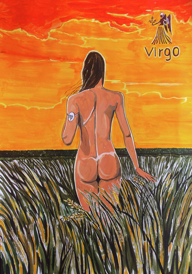 Zodiac Series_ Virgo Painting