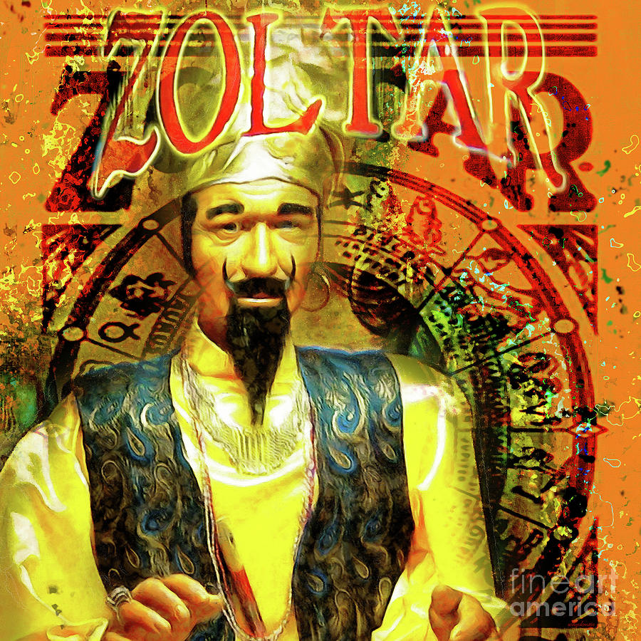 Magic Photograph - Zoltar Speaks Fortune Teller 20161108v3sq by Wingsdomain Art and Photography