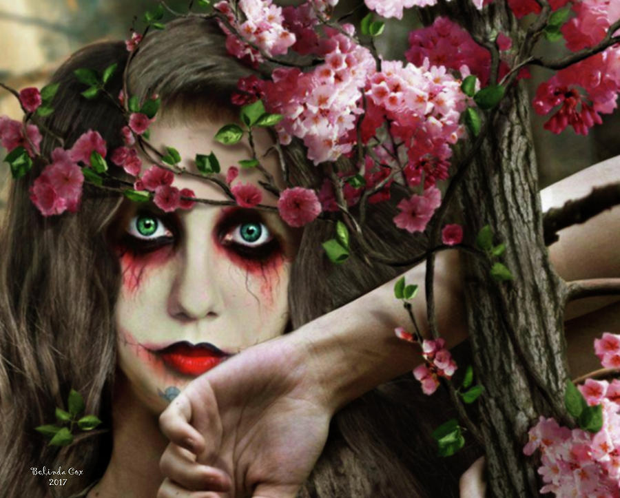 Zombie by the Tree Digital Art by Artful Oasis