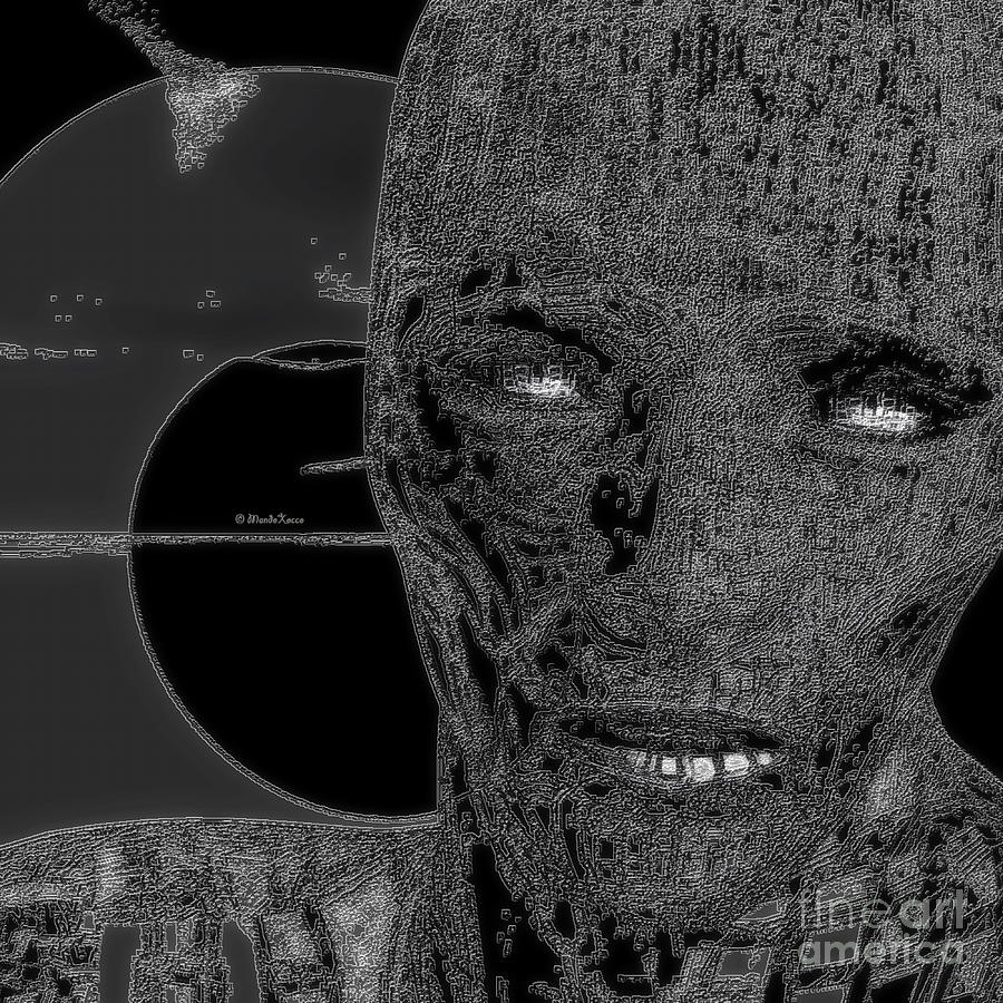 Zombie Digital Art by Mando Xocco
