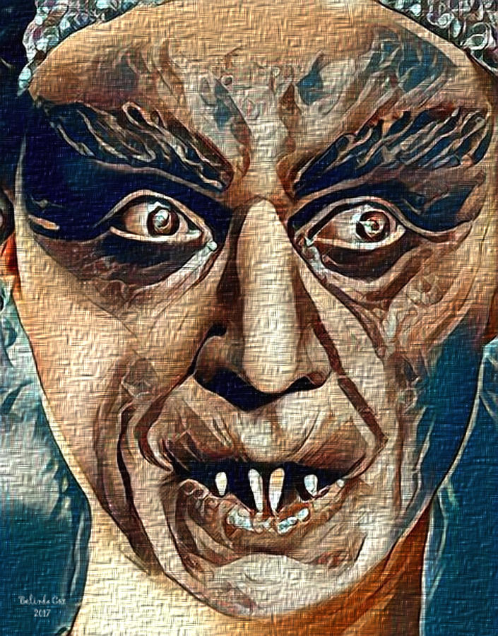 Zombie Vampire Digital Art by Artful Oasis