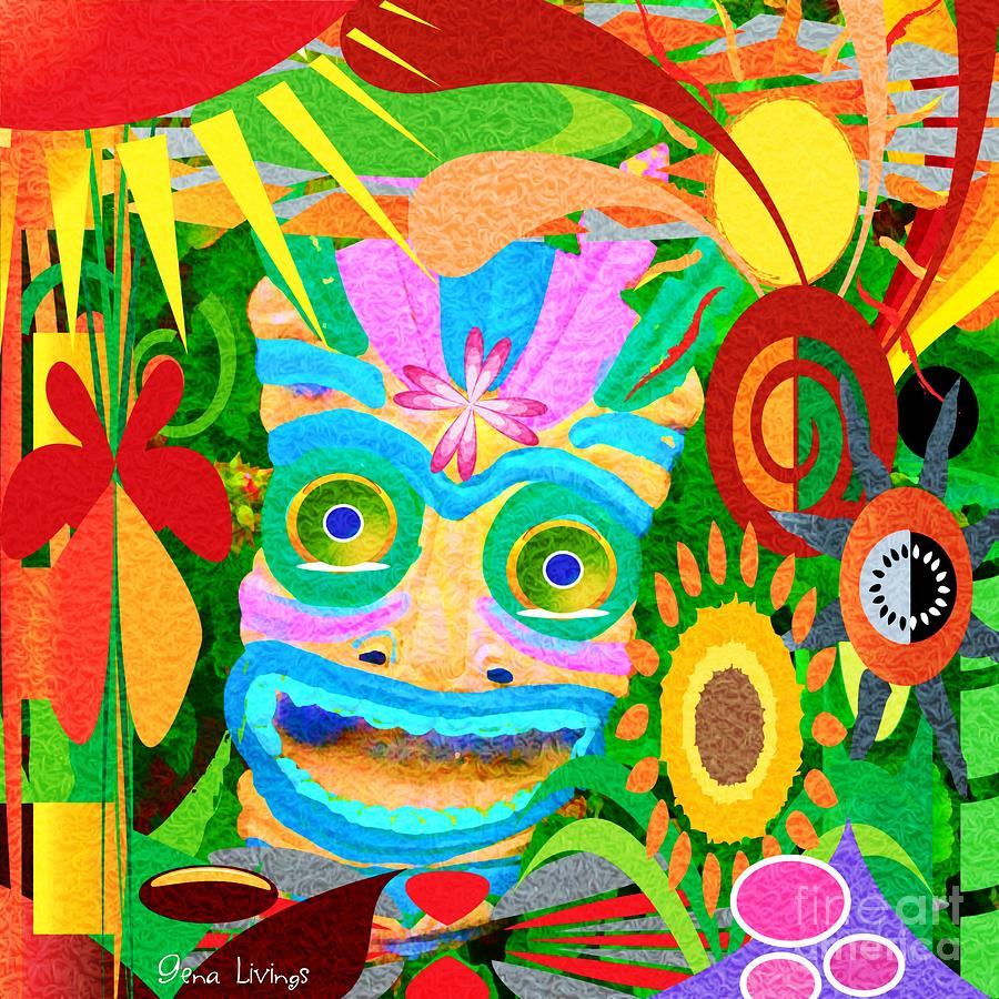 Zoolo Mask Digital Art by Gena Livings