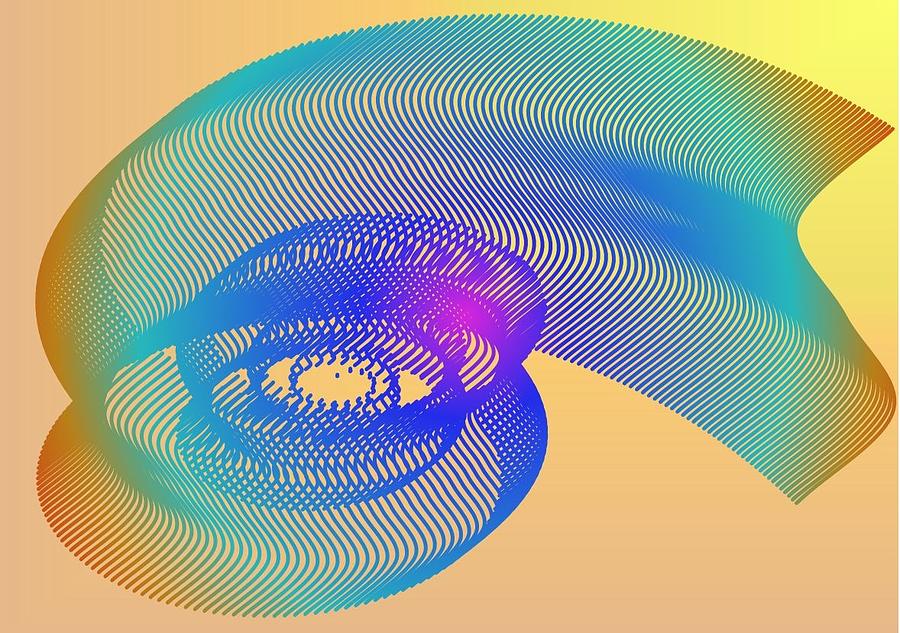 Spiral Sensual Digital Art by Richard Widows