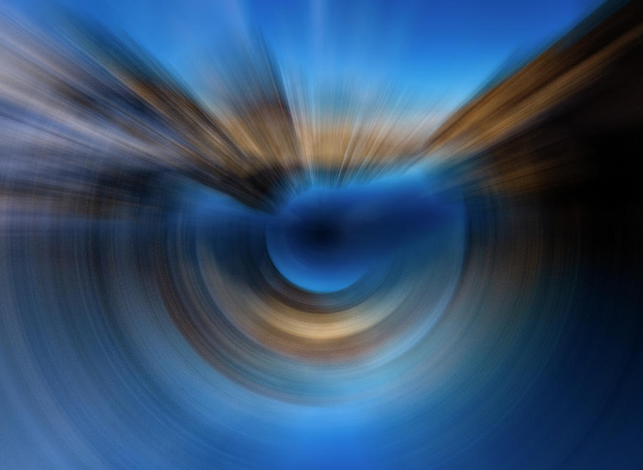 Zooming into the Spin Digital Art by Pelo Blanco Photo