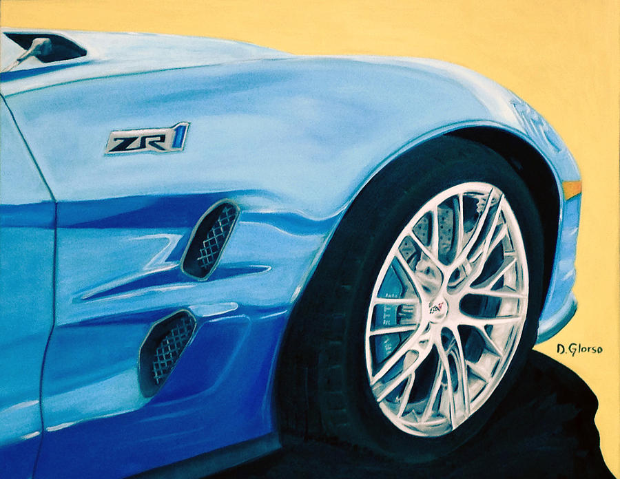 ZR1 Go Faster Painting by Dean Glorso