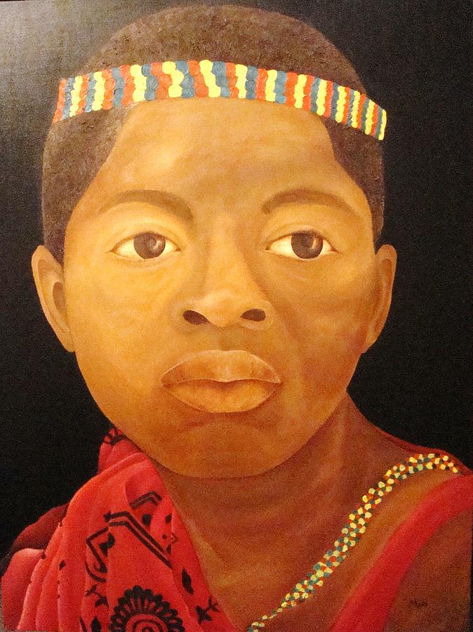 Zulu Bride Painting by Mari Estanislau - Fine Art America