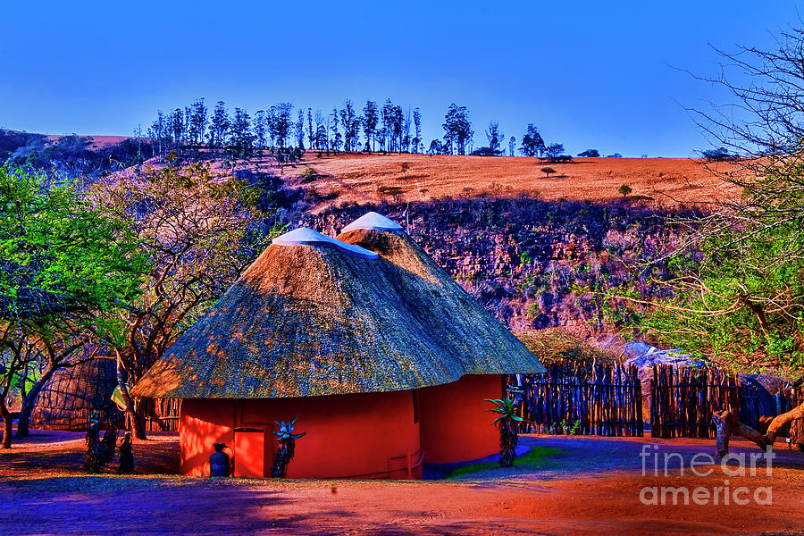 Zululand Houses Photograph by Rick Bragan