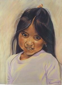 Native American Girl Painting - Zuni Coquettishness by Margaret A Clark Price Native American Girl Painting - Zuni Coquettishness by Margaret A Clark Price