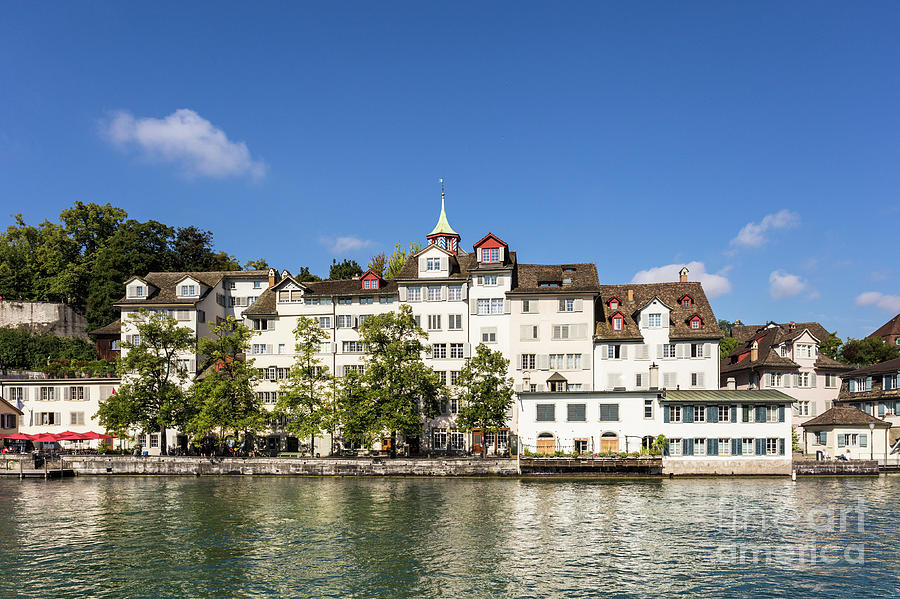 Zurich riverside Photograph by Didier Marti