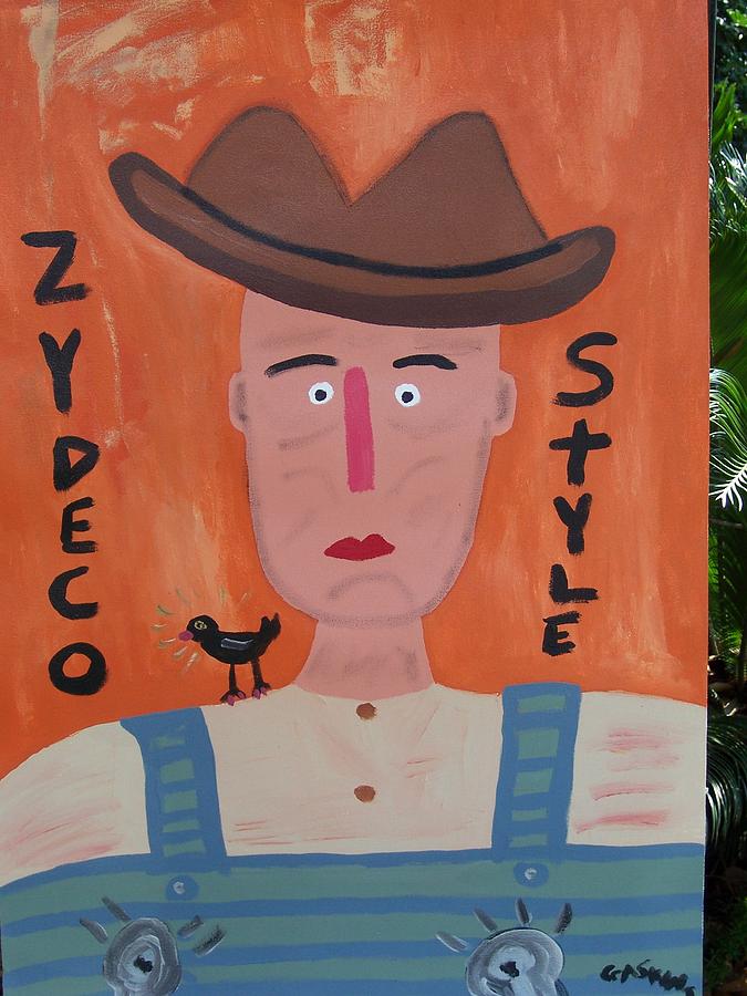 New Orleans Painting - Zydeco Style by Terry Gaskins