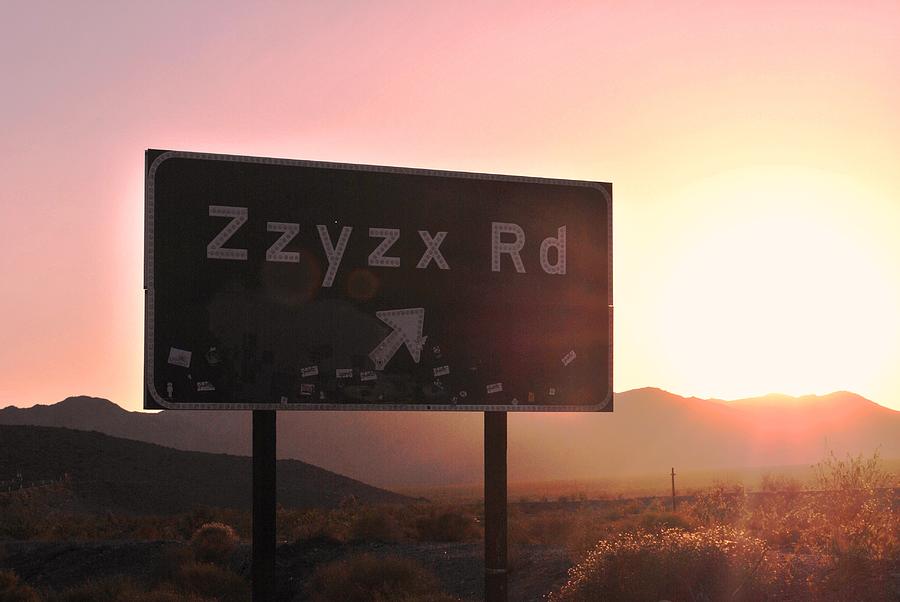 Sunset Photograph - Zzyzx Road by Matt Quest