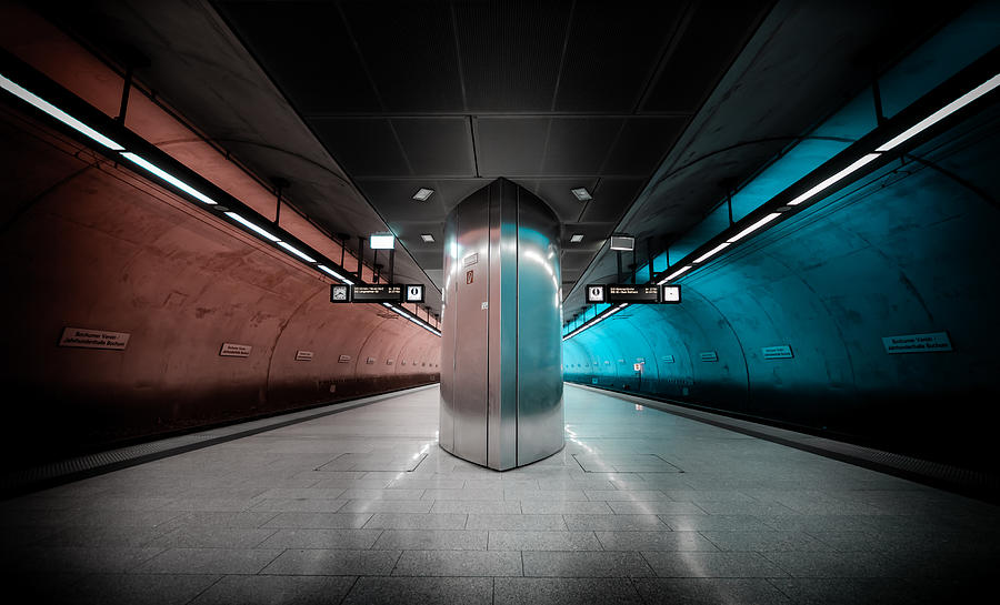 Metro Photograph - ... Century Hall Station by Joerg  Vollrath