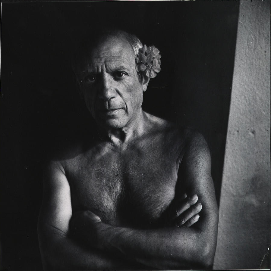 Portrait Photograph - Pablo Picasso #2 by Gjon Mili