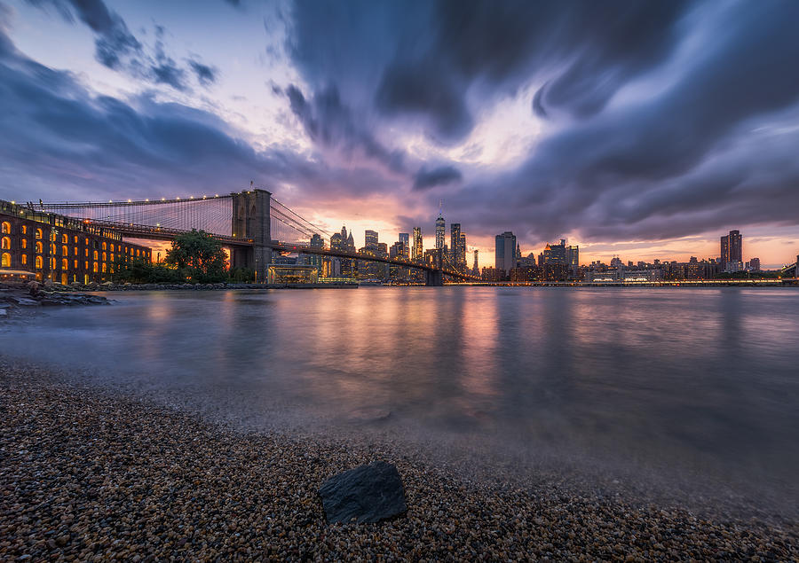Brooklyn Bridge Photograph -  by Jie Chen