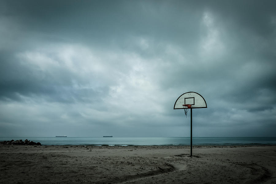 Sports Photograph - ... The Last Basket ! by Antonioprincipato