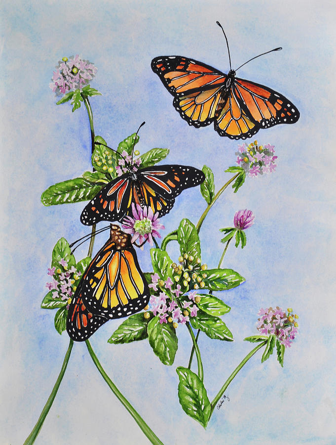 Animal Painting - 008 Irish Monarchs by Charlsie Kelly