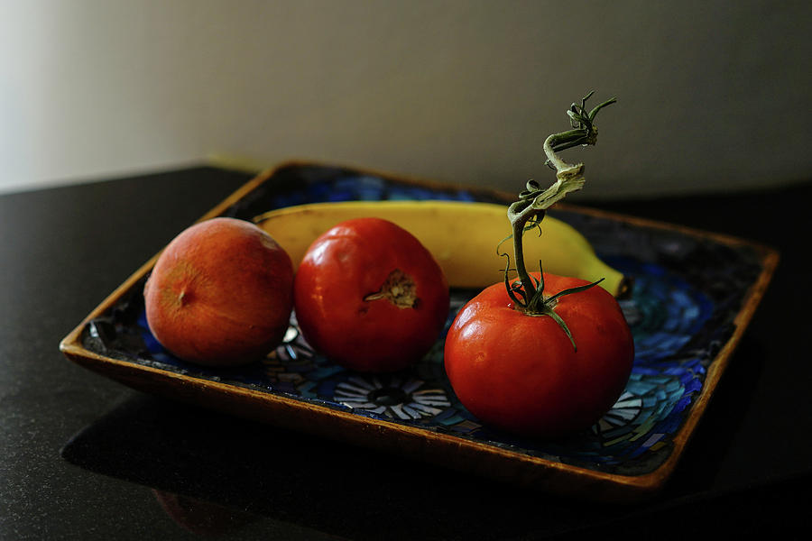 009 - Red Tomato Photograph by David Ralph Johnson