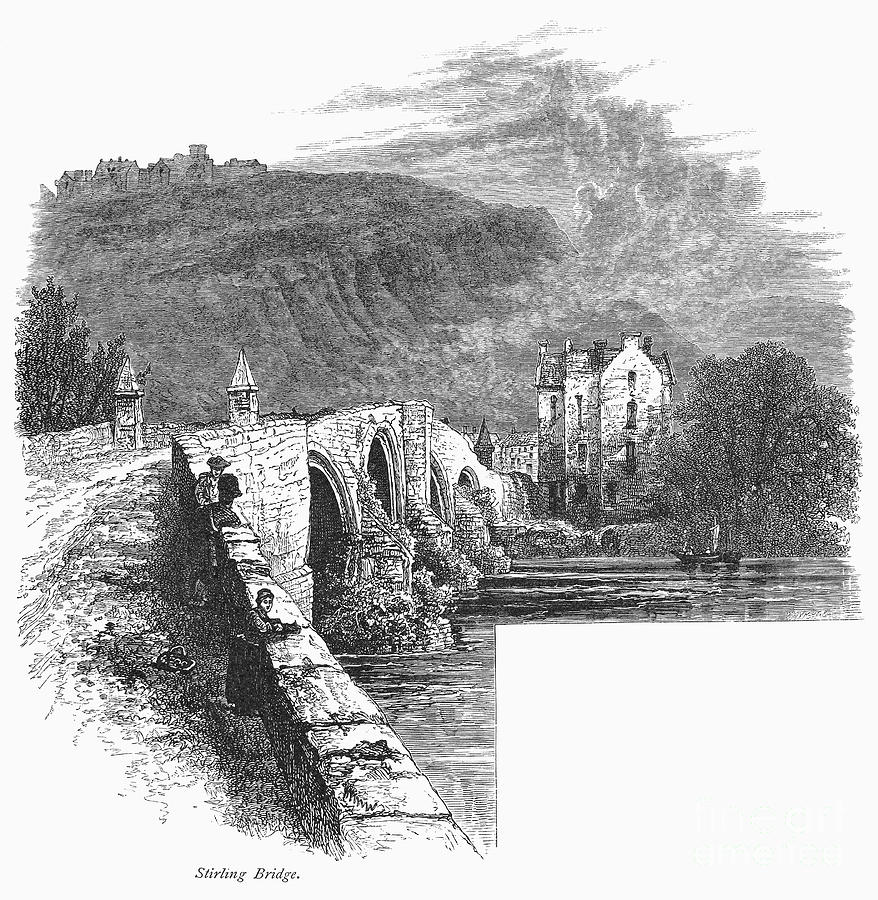 Stirling Bridge Drawing by Granger