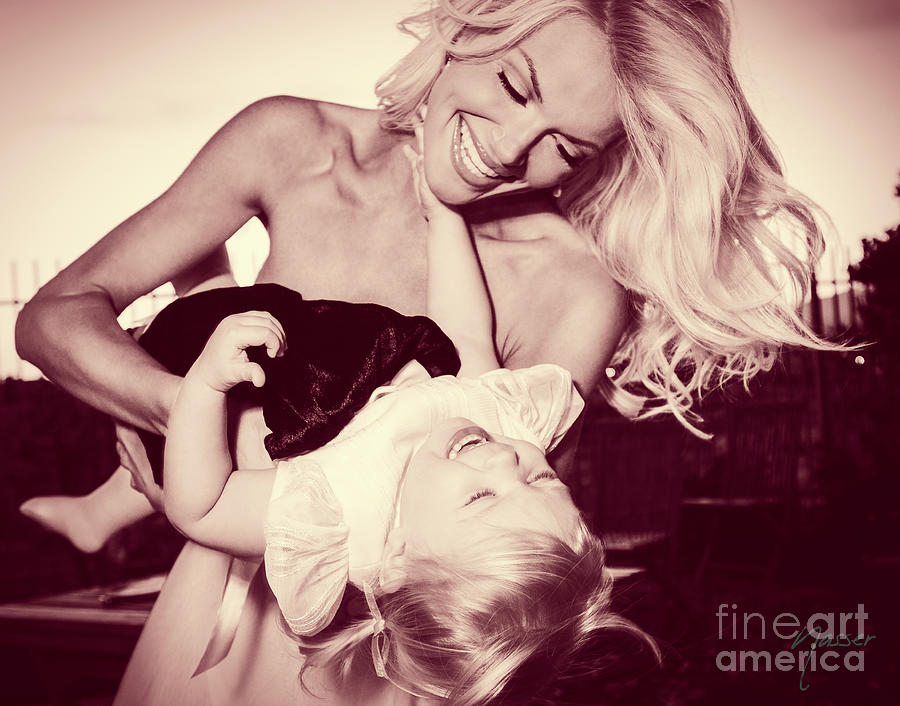 0181 Model Selena and daughter Photograph by Amyn Nasser Fashion Photographer