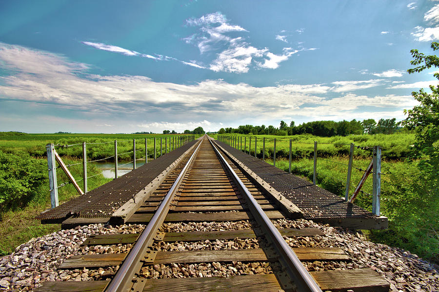 027 - Iowa Rail Photograph by David Ralph Johnson