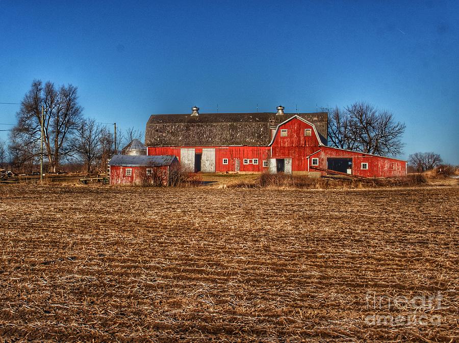 0294 - Rochester Road Red I Photograph by Sheryl L Sutter