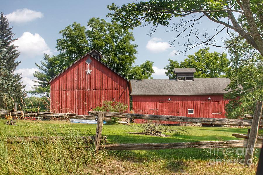 0348 - Hollow Corners Star Barns Photograph by Sheryl L Sutter