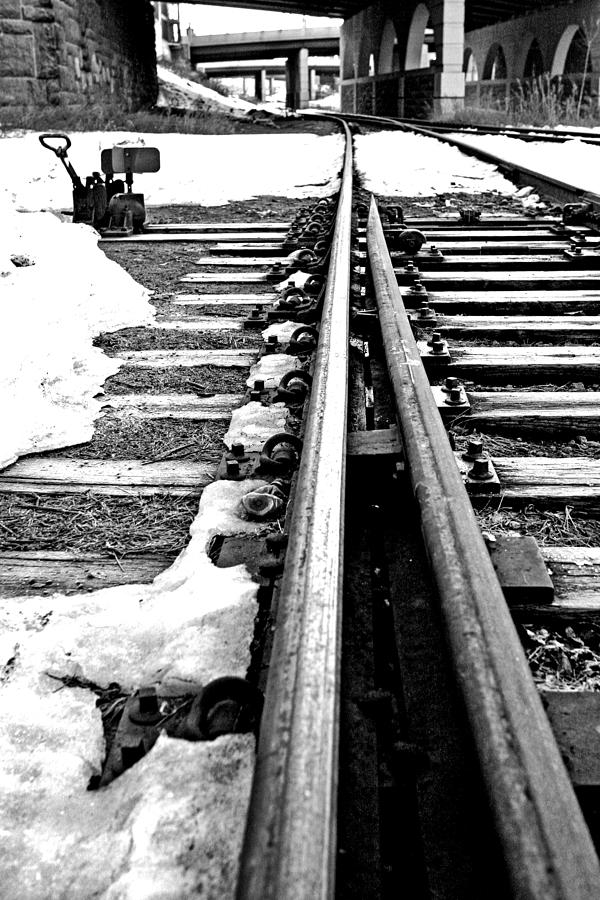041 - Rail Switch Photograph by David Ralph Johnson