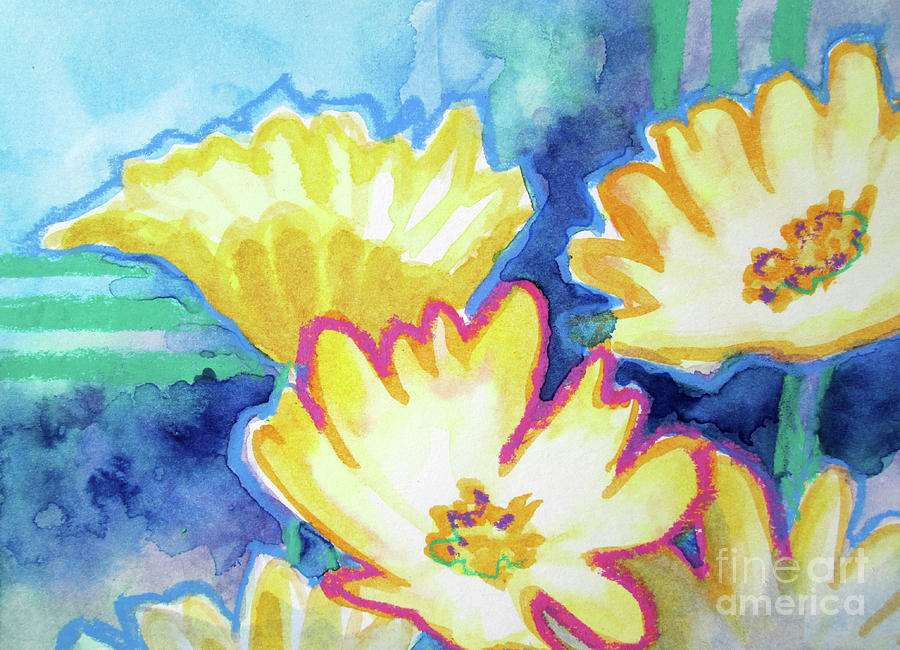 06  Pretty Petals Painting by Kathy Braud
