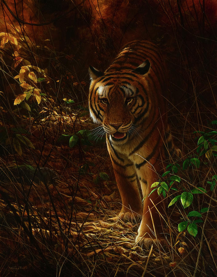 Animal Painting - 0987 Tiger Odyssey by Jeremy Paul