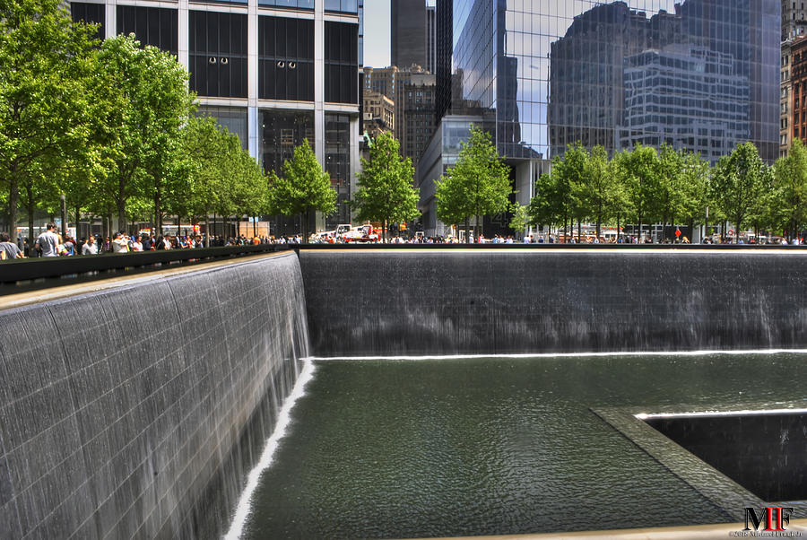 005 World Trade Center North Pool Photograph By Michael Frank Jr 