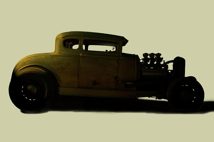 Motorcycle Digital Art - 1931 Ford Hot Rod by Timothy Rohman