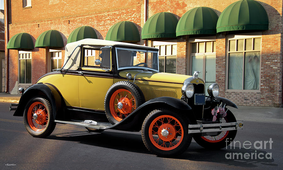 1931 Ford Model A Cabriolet Photograph by Dave Koontz - Pixels