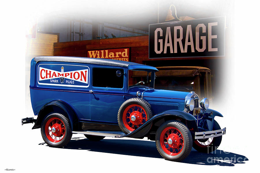 Transportation Photograph - 1931 Ford Model A Sedan Delivery by Dave Koontz