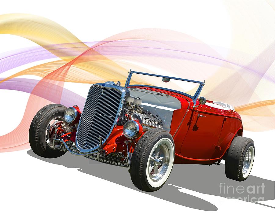 1933 Ford Hot Rod Photograph by Ron Long