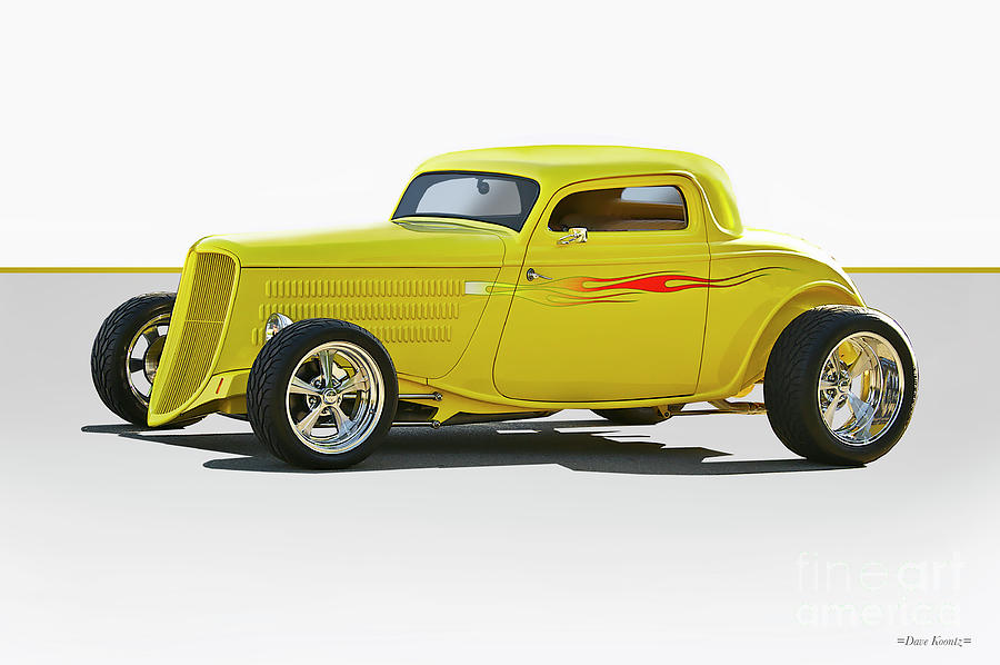 1934 Ford 'Stylized' Coupe Photograph by Dave Koontz - Fine Art America