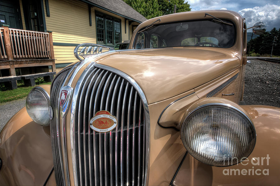 1938 Plymouth Photograph by Arttography LLC