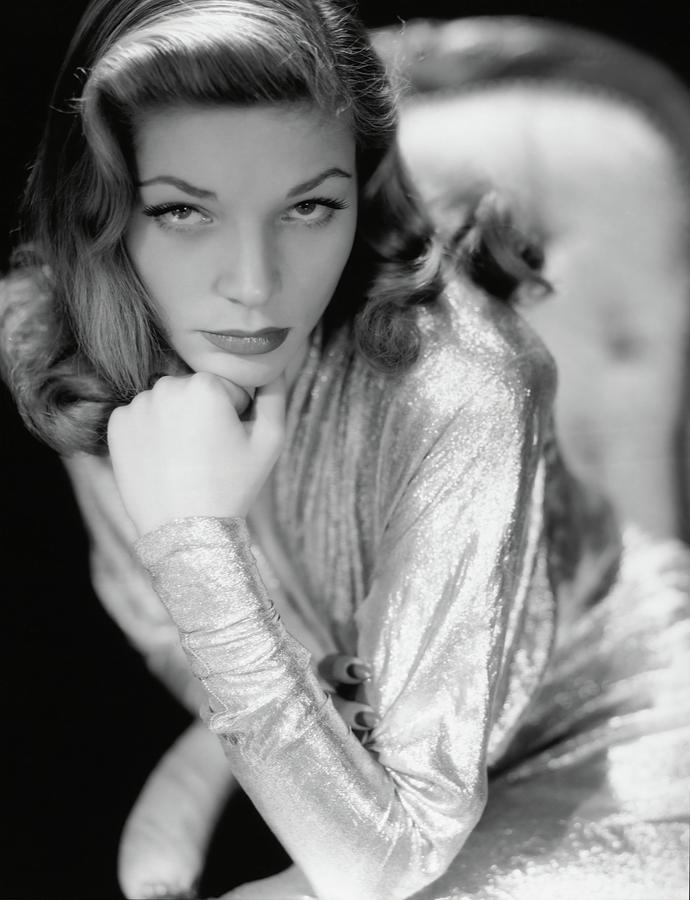 1945. Lauren Bacall . Photograph by Album