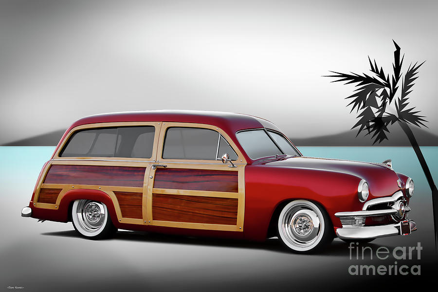 1950 Ford Woody Wagon #2 Photograph by Dave Koontz